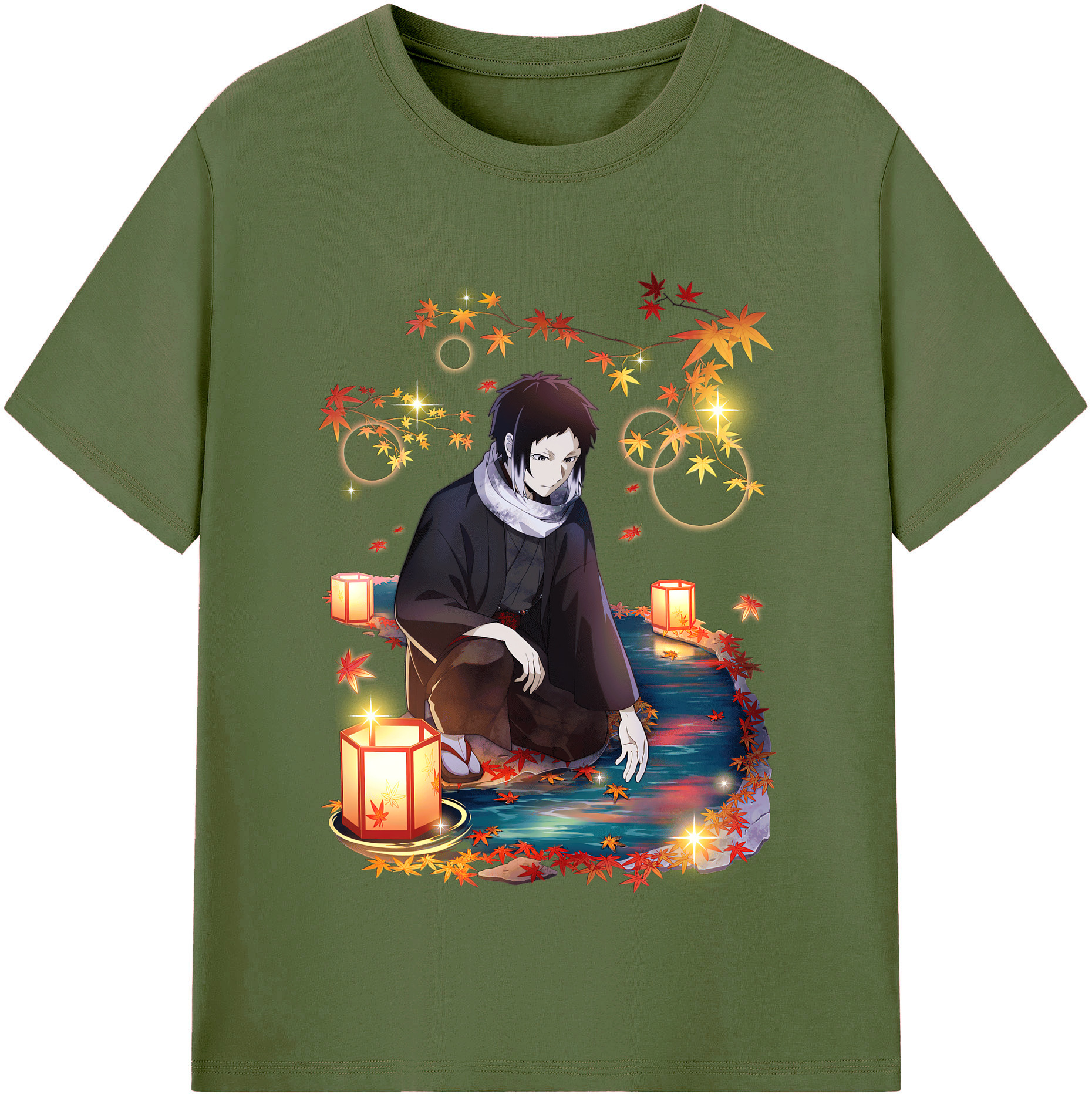 （画像用） 文豪ストレイドッグス Bungo Stray Dogs 綿100％半袖Tシャツ（フロントプリント）